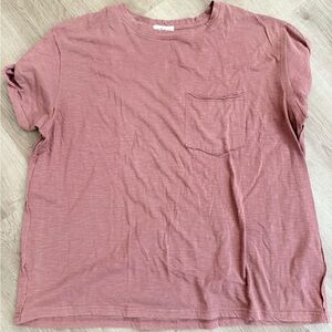 Boutique Everyday Pocket T-Shirt - Dusty Rose